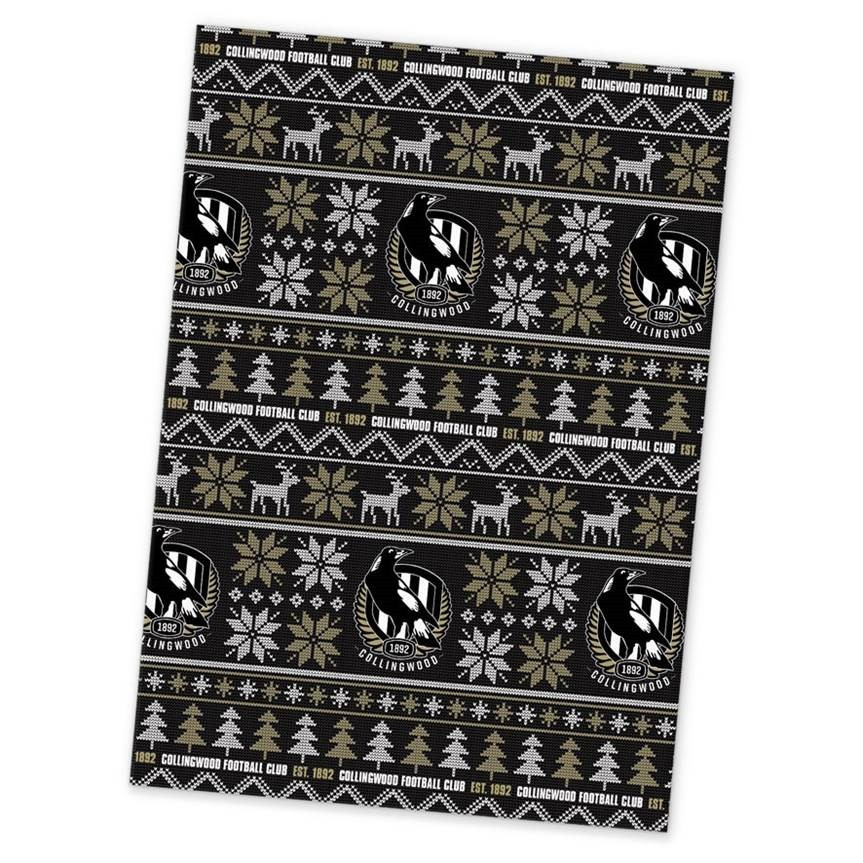 Collingwood Christmas Wrapping Paper | Official Collingwood FC Merchandise