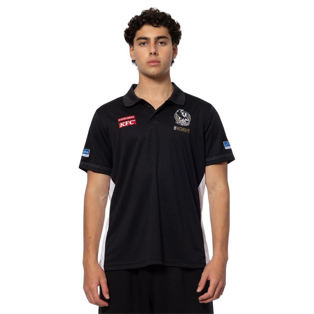 Collingwood 2025 Mens Member Polo Collingwood 2025 Mens Member Polo