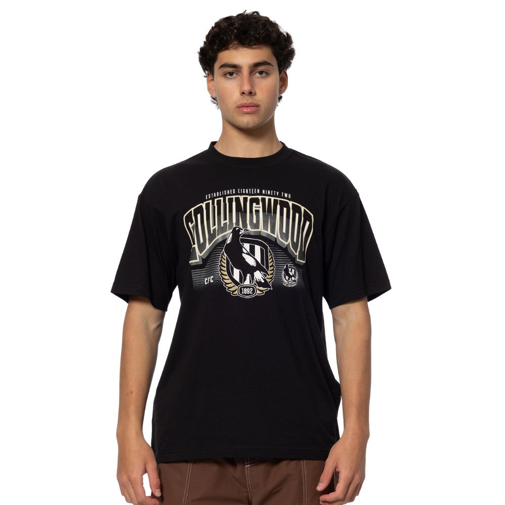 Collingwood Mens Wordmark Tee | Official Collingwood FC Merchandise