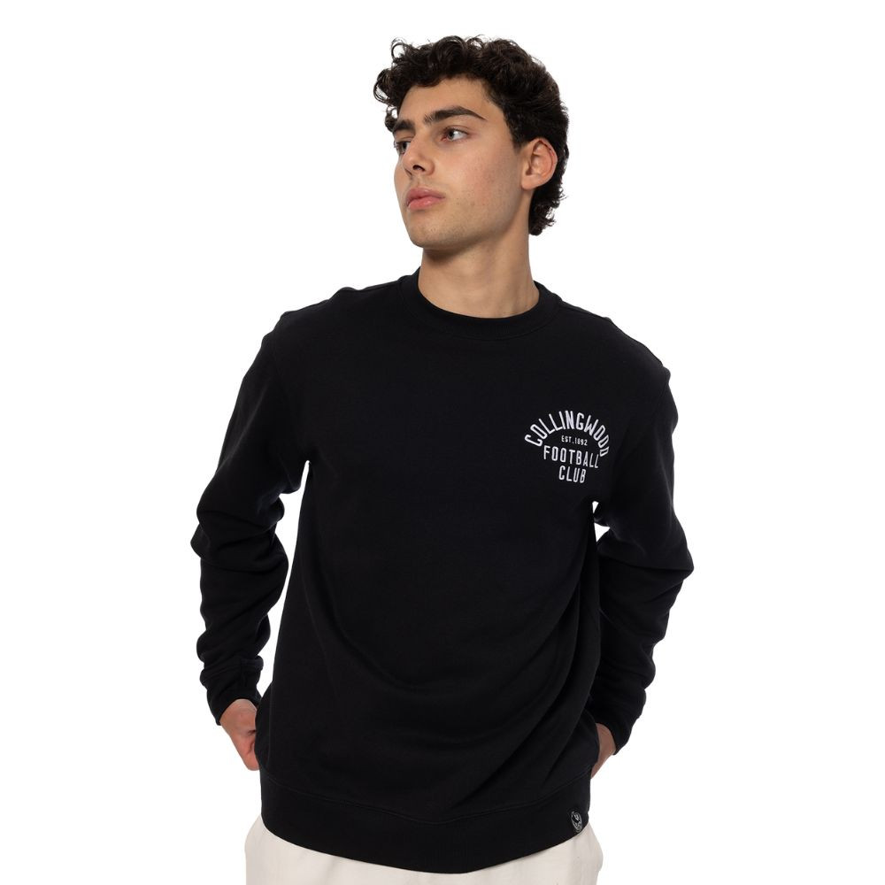 Collingwood Mens Lock Up Crew | Official Collingwood FC Merchandise
