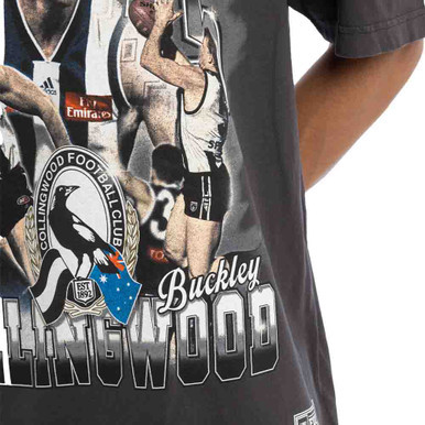 Collingwood Mitchell & Ness Nathan Buckley Tee | Official Collingwood FC Merchandise