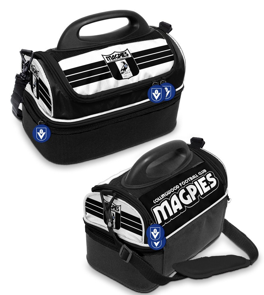 Collingwood Retro Dome Lunch Cooler Bag | Official Collingwood FC Merchandise