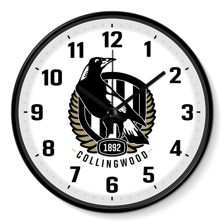 Collingwood Wall Clock | Official Collingwood FC Merchandise