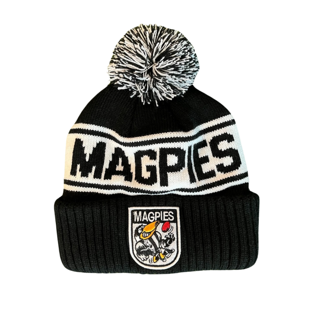 Collingwood Retro Mascot Beanie