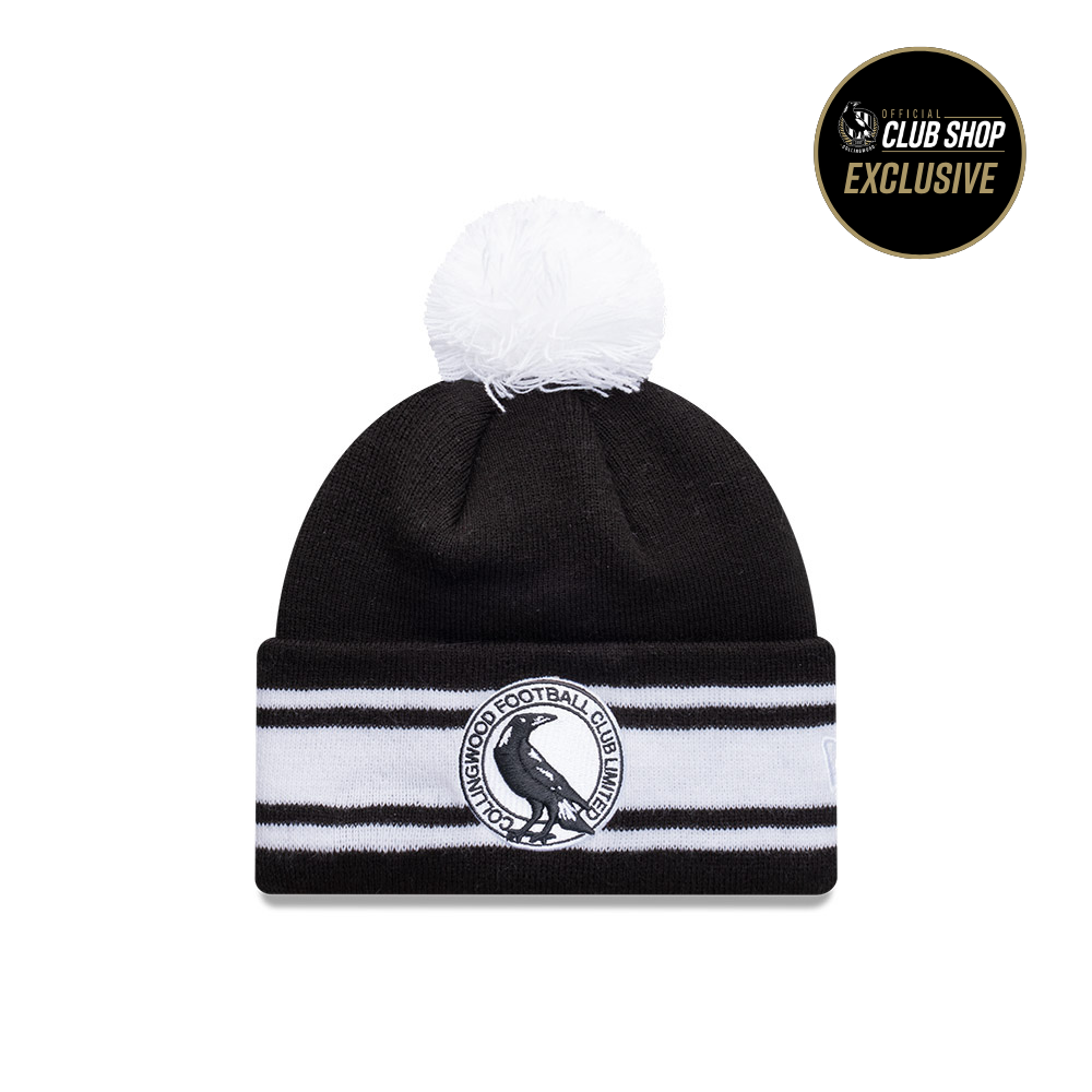 Collingwood New Era Basic Cuff Stripe KNIT Beanie