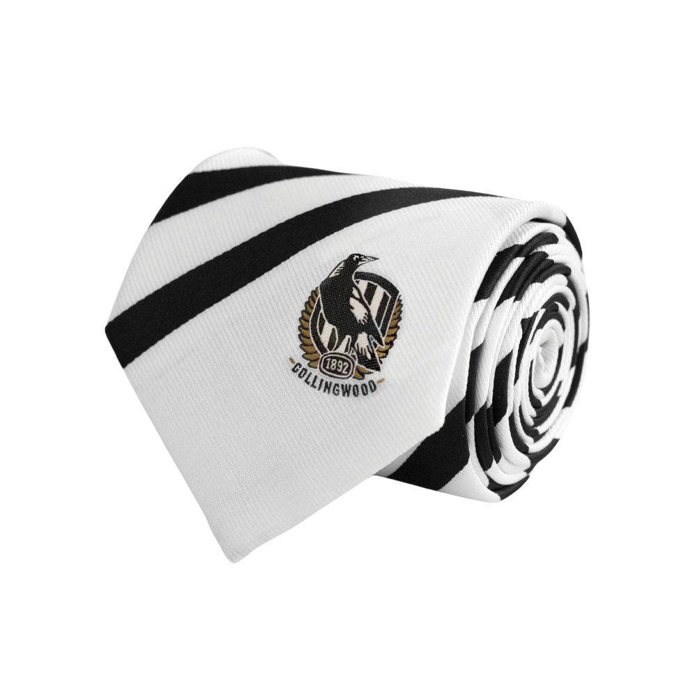 Collingwood Logo Tie | Official Collingwood FC Merchandise