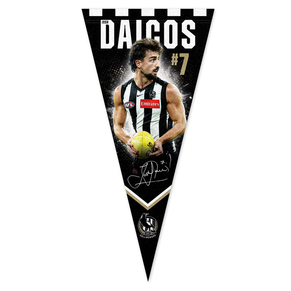 Collingwood Josh Daicos Pennant | Official Collingwood FC Merchandise