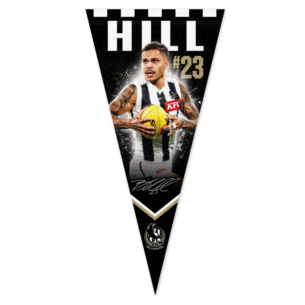 Collingwood Bobby Hill Pennant | Official Collingwood FC Merchandise