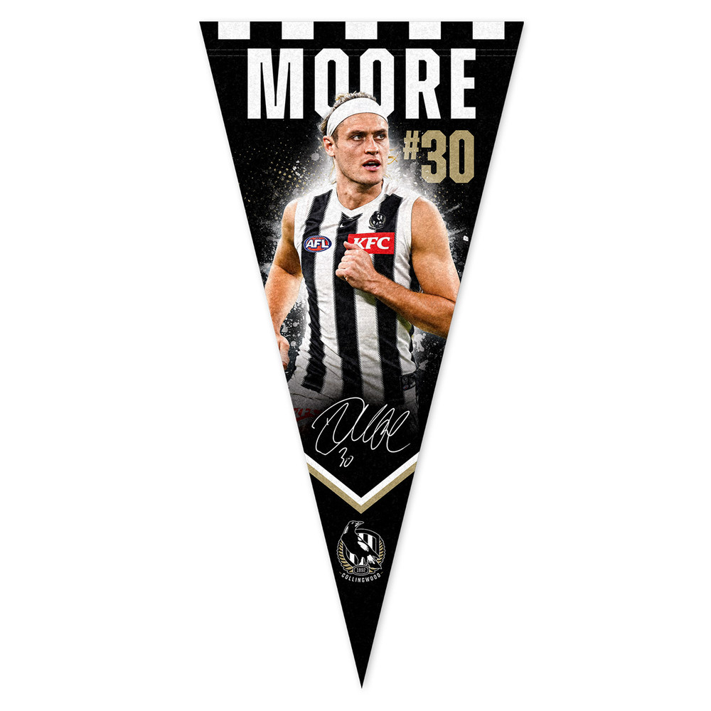 Collingwood Darcy Moore Pennant | Official Collingwood FC Merchandise