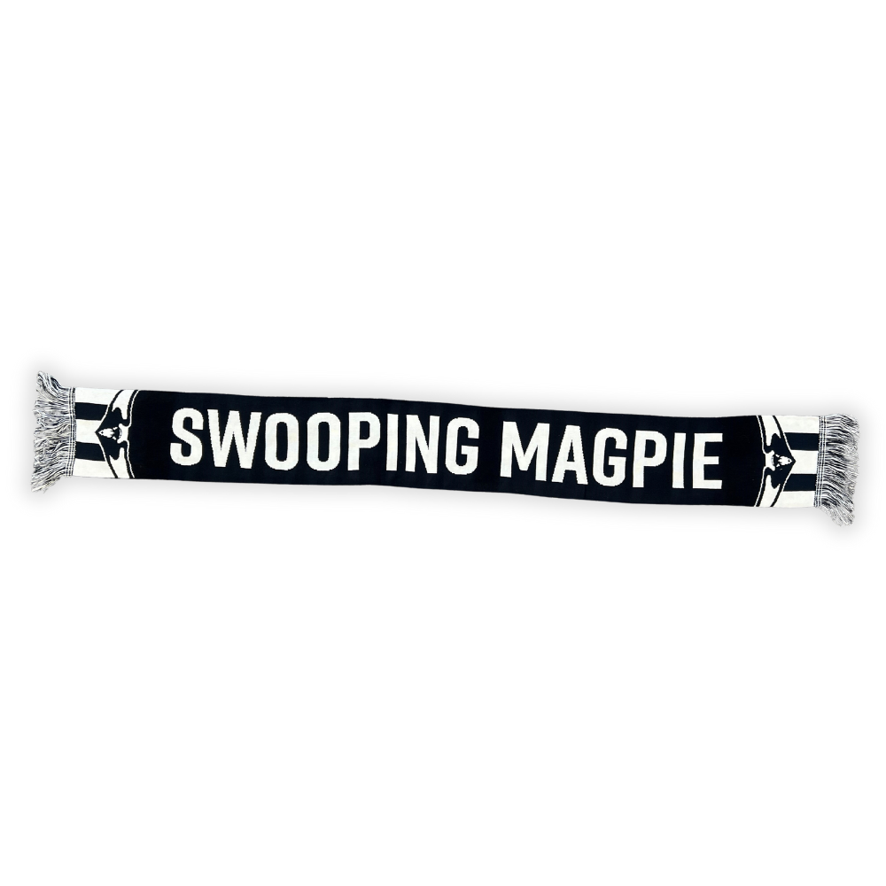 Collingwood Swooping Magpie Scarf | Official Collingwood FC Merchandise
