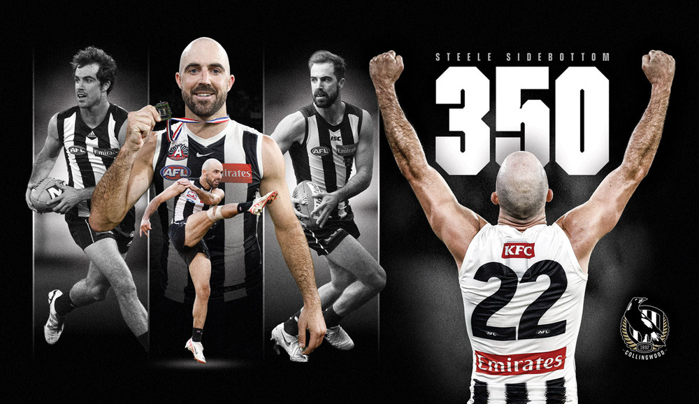 Collingwood Steele Sidebottom 350 Game Limited-Edition Can Cooler