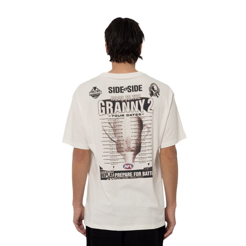 Collingwood Mitchell & Ness 2010 Side By Side Tee | Official Collingwood FC Merchandise