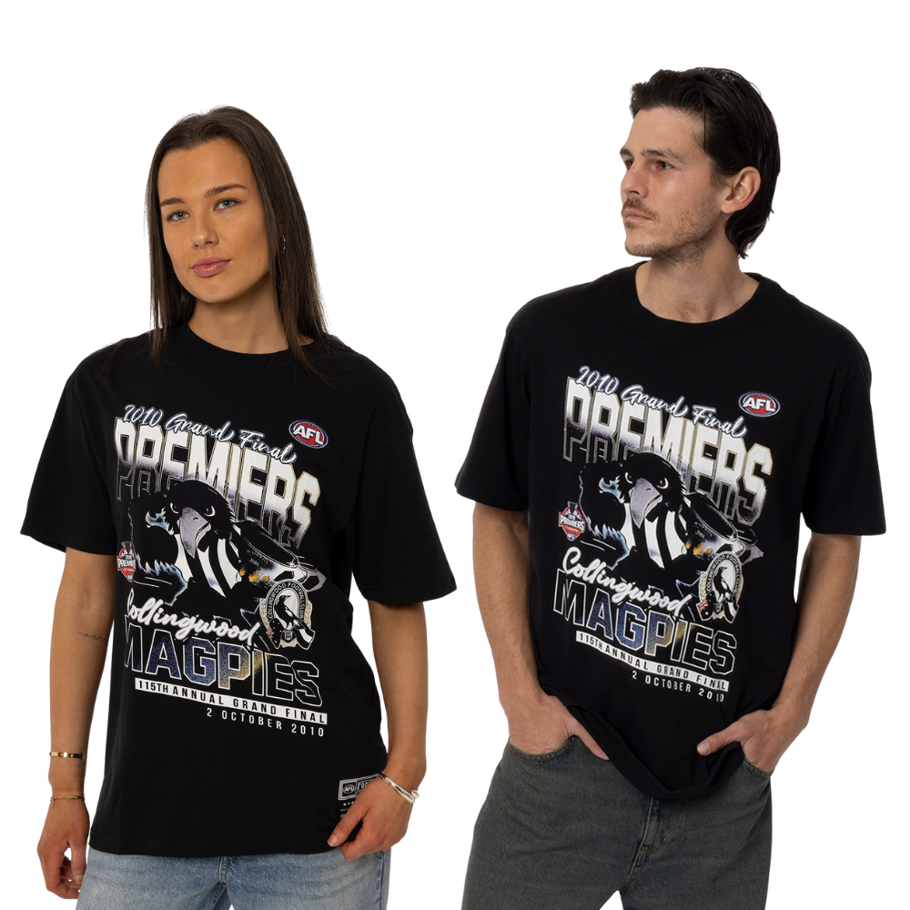 Collingwood Mitchell & Ness 2010 Premiers Tee | Official Collingwood FC Merchandise