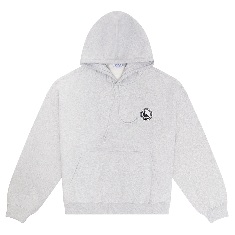 Collingwood Logo Basic Box Grey Hood | Official Collingwood FC Merchandise