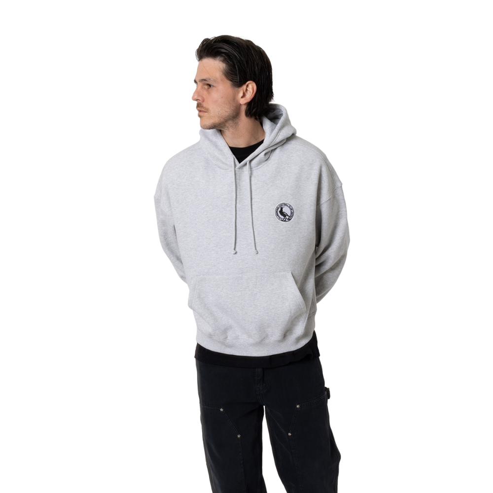 Collingwood Logo Basic Box Grey Hood | Official Collingwood FC Merchandise