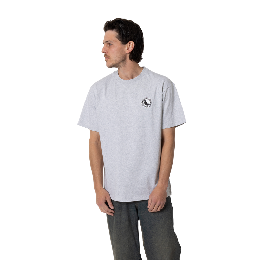 Collingwood Logo Basic Grey Tee | Official Collingwood FC Merchandise