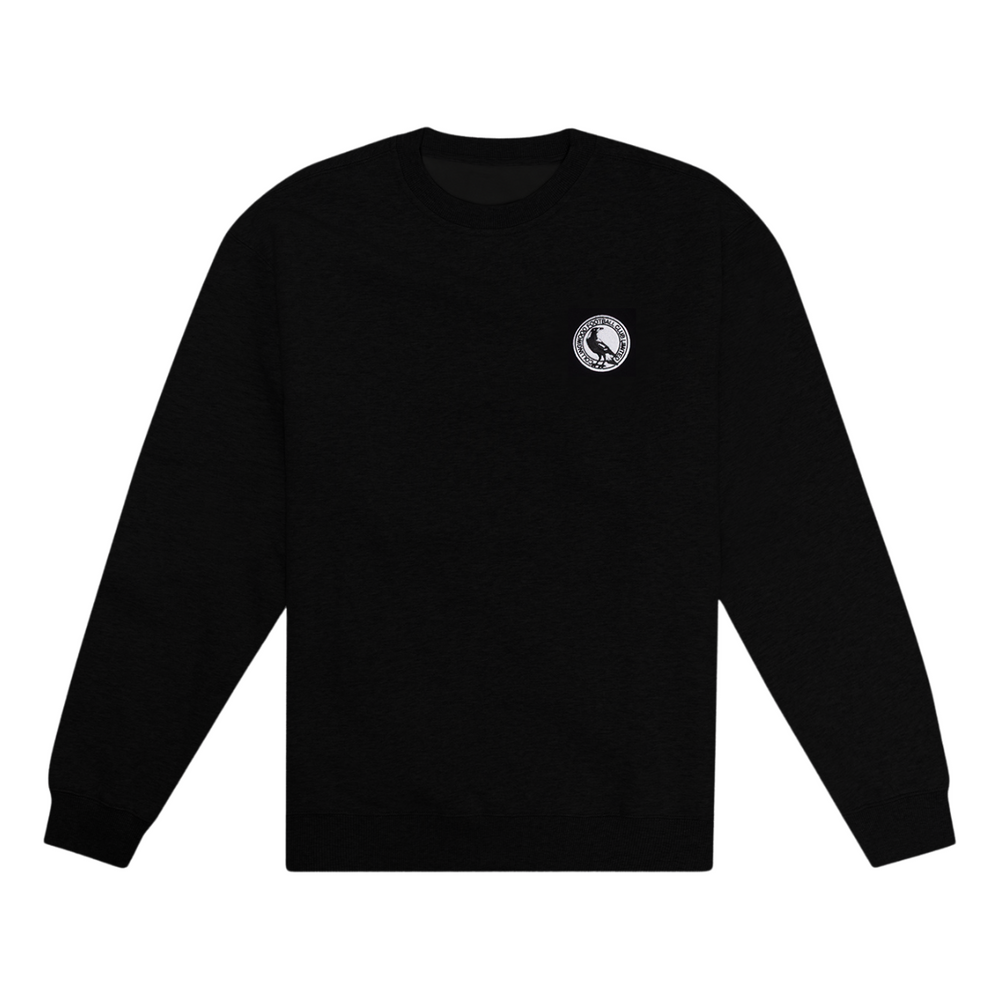 Collingwood Logo Basic Black Crew | Official Collingwood FC Merchandise