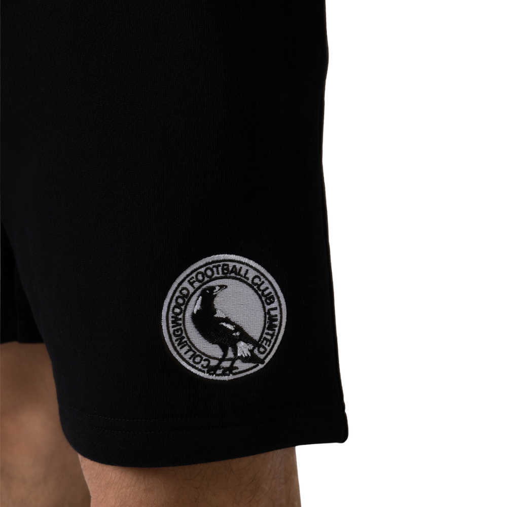 Collingwood Logo Basic Fleece Shorts | Official Collingwood FC Merchandise