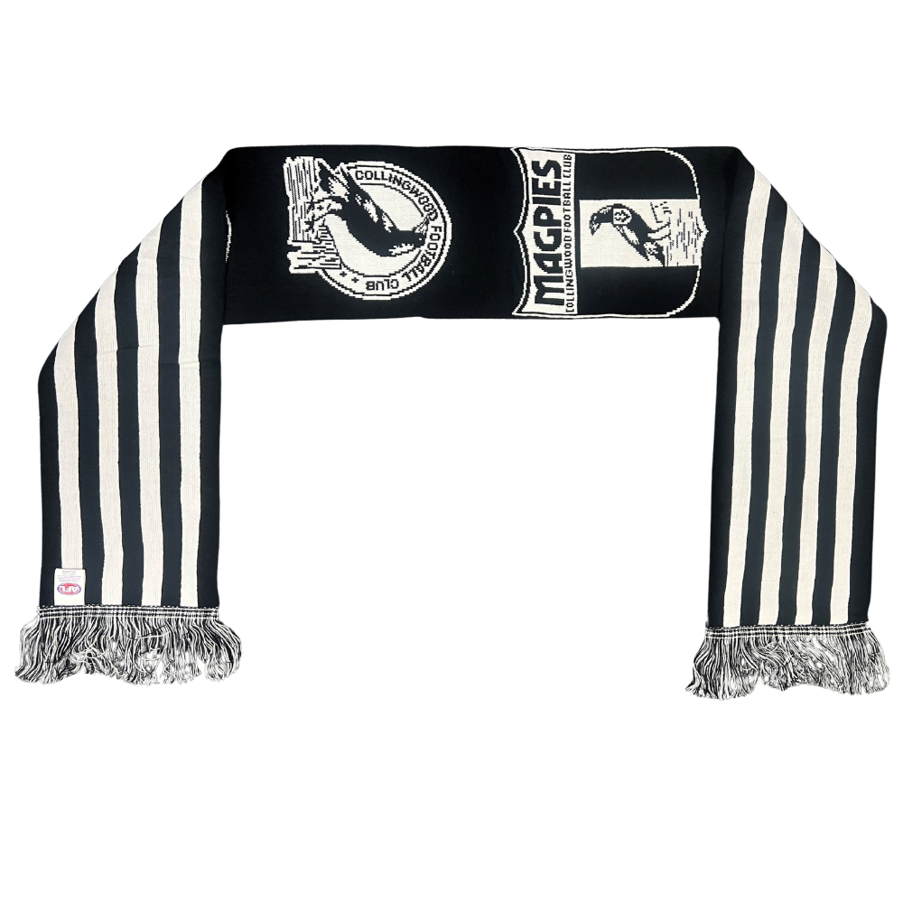 Collingwood Logo Evolution Scarf | Official Collingwood FC Merchandise