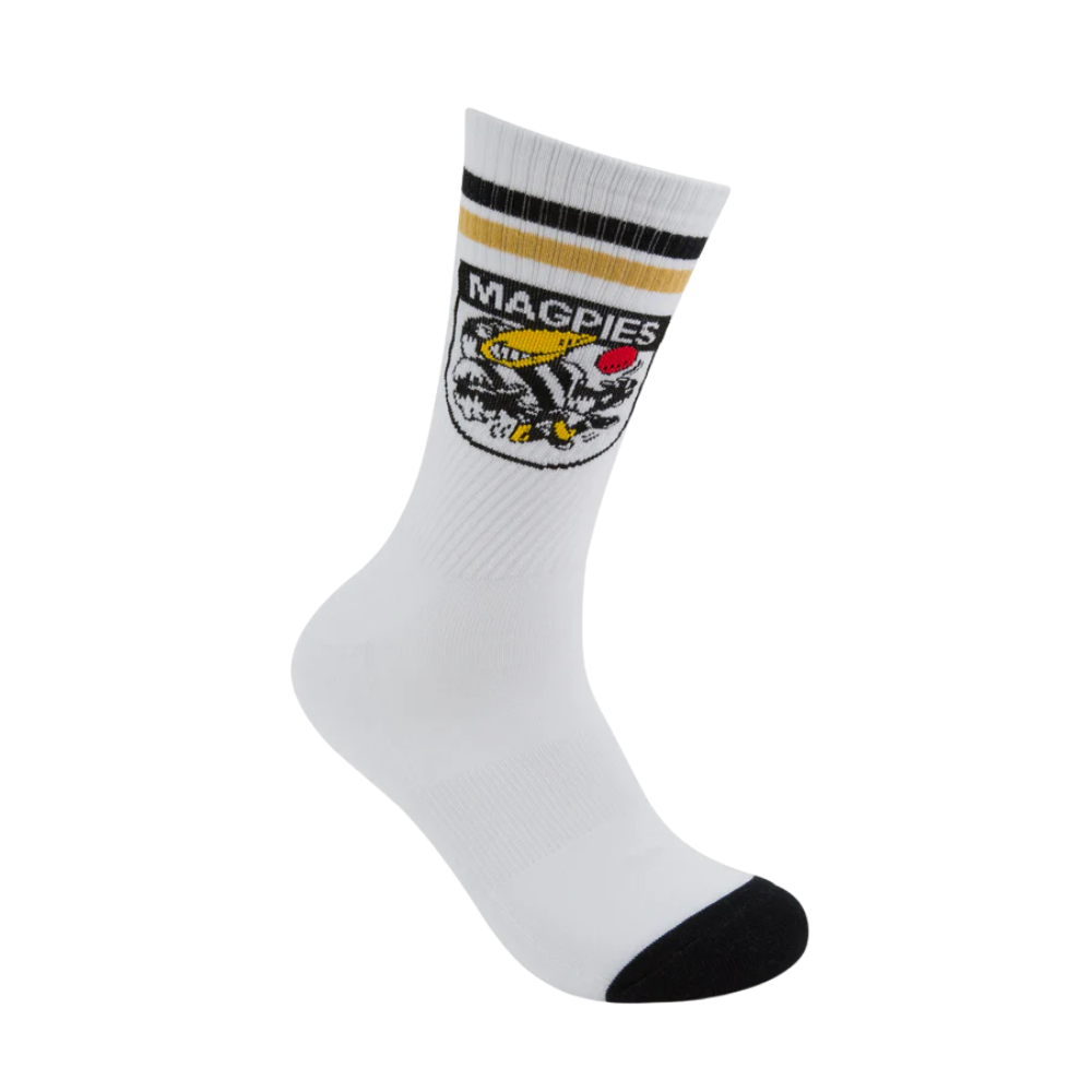 Collingwood Retro Sneaker 2 Pack Socks | Official Collingwood FC Merchandise