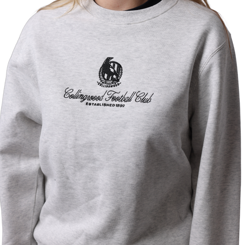 Collingwood Womens Crest Crew | Official Collingwood FC Merchandise