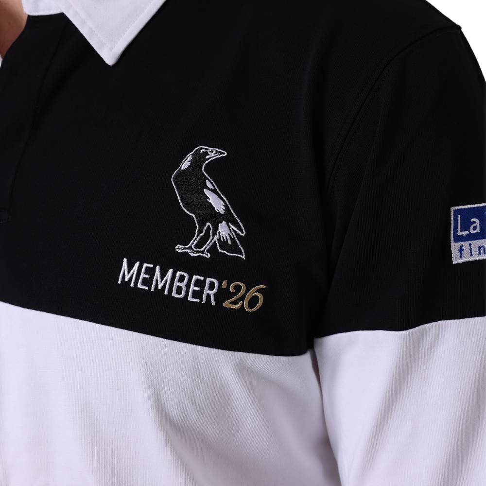 Collingwood 2026 Adults Member Rugby Polo | Official Collingwood FC Merchandise