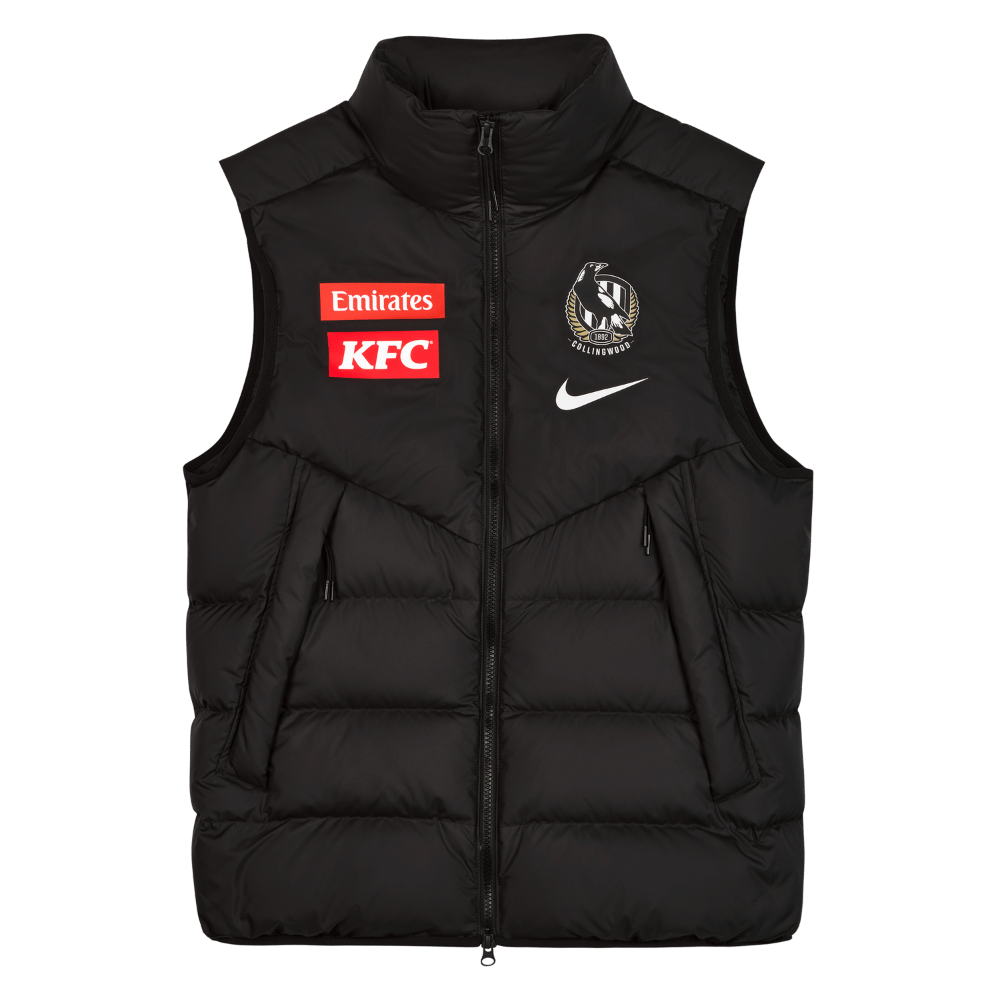 Collingwood 2026 Nike Mens Sideline Vest | Official Collingwood FC Merchandise