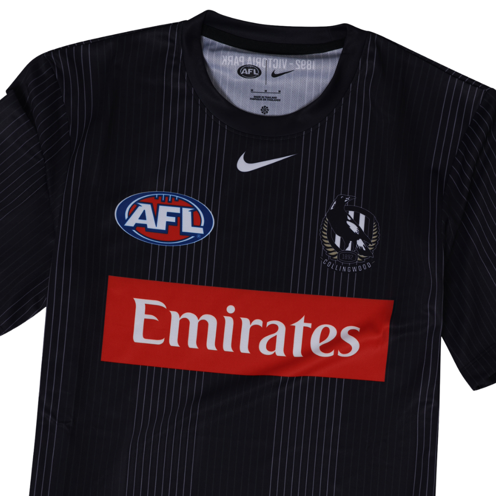Collingwood 2026 Nike Mens Run Out Top | Official Collingwood FC Merchandise
