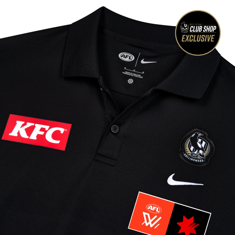 Collingwood 2026 Nike AFLW Mens Team Polo