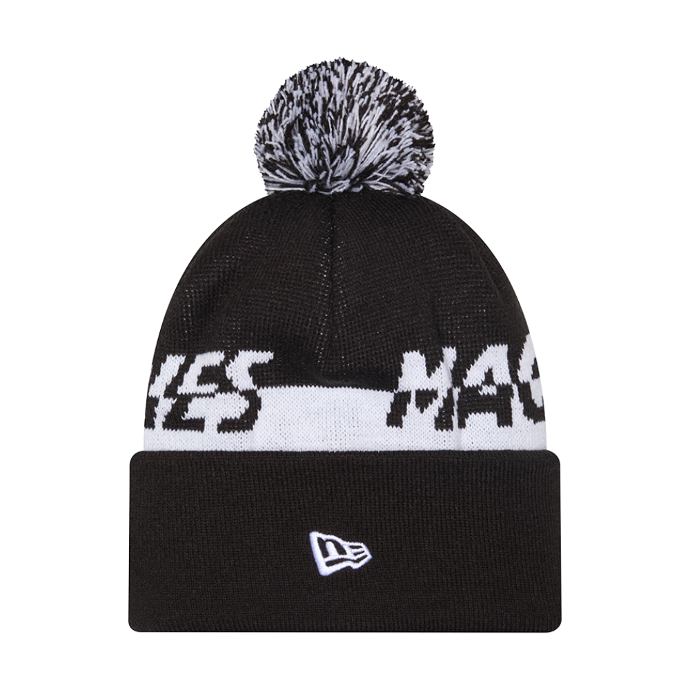 Collingwood New Era Split Script KNIT Beanie