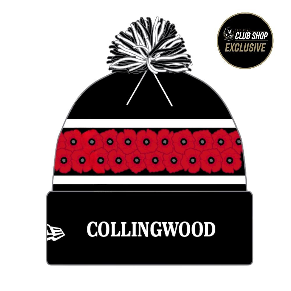 Collingwood New Era Poppy Knit Beanie