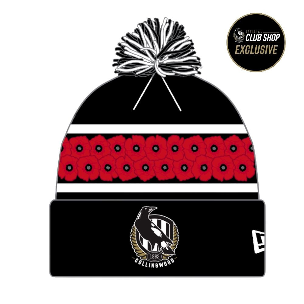 Collingwood New Era Poppy Knit Beanie