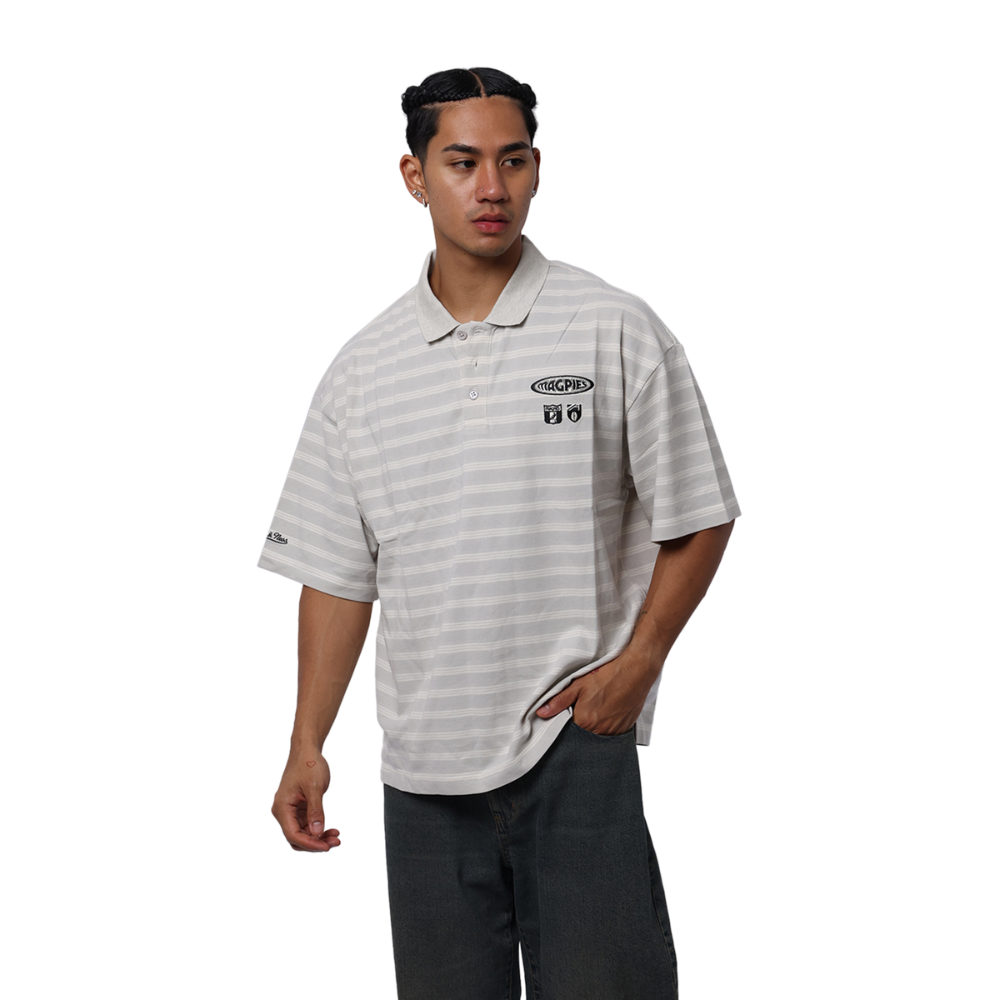 Collingwood Mitchell & Ness Heritage Boxy Polo | Official Collingwood FC Merchandise