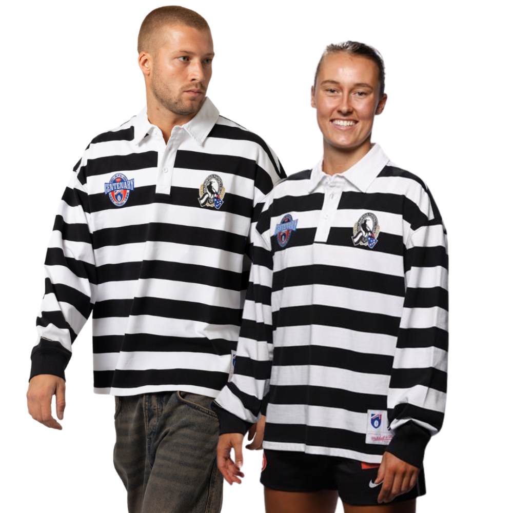 Collingwood Mitchell & Ness Centenary Rugby Polo