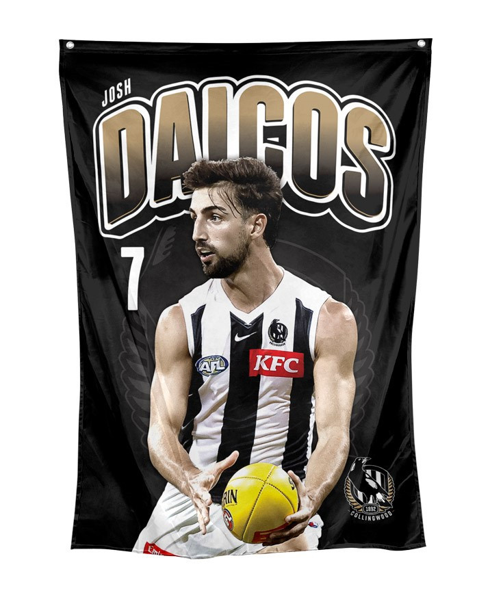 Collingwood Josh Daicos Wall Flag