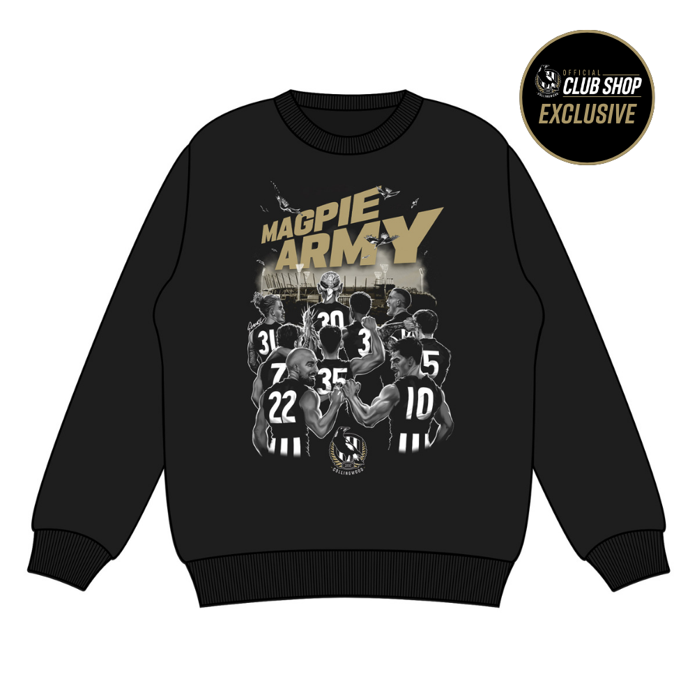 Collingwood Magpie Army Adults Crew