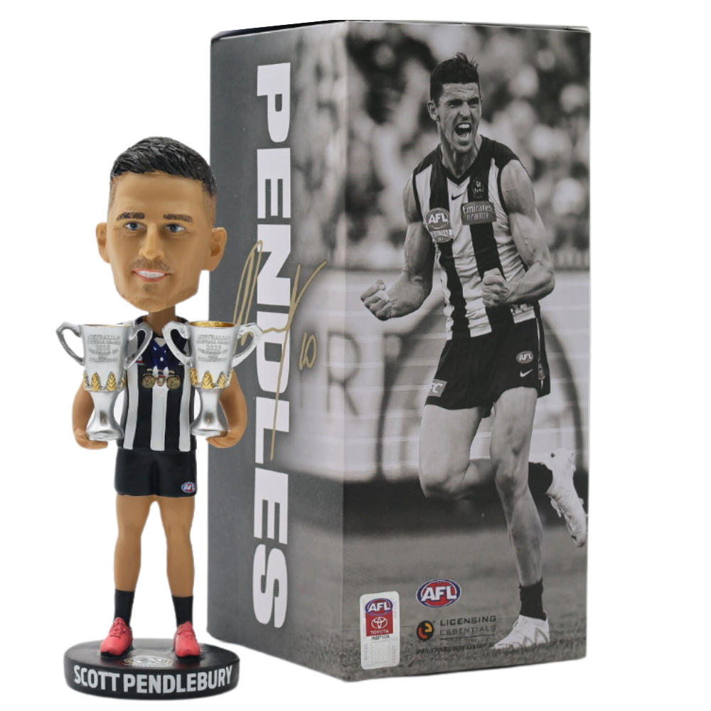 (PRE ORDER) Collingwood Scott Pendlebury Special Edition Bobblehead | Official Collingwood FC Merchandise