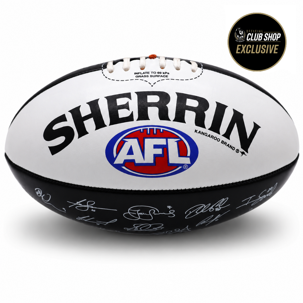 Collingwood 2026 Sherrin Signature PVC Size 5 Football