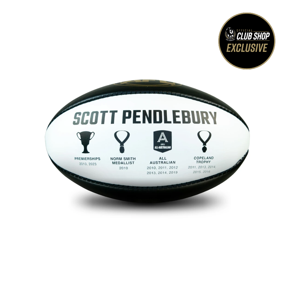 Collingwood Scott Pendlebury Special Edition Size 5 Leather Football