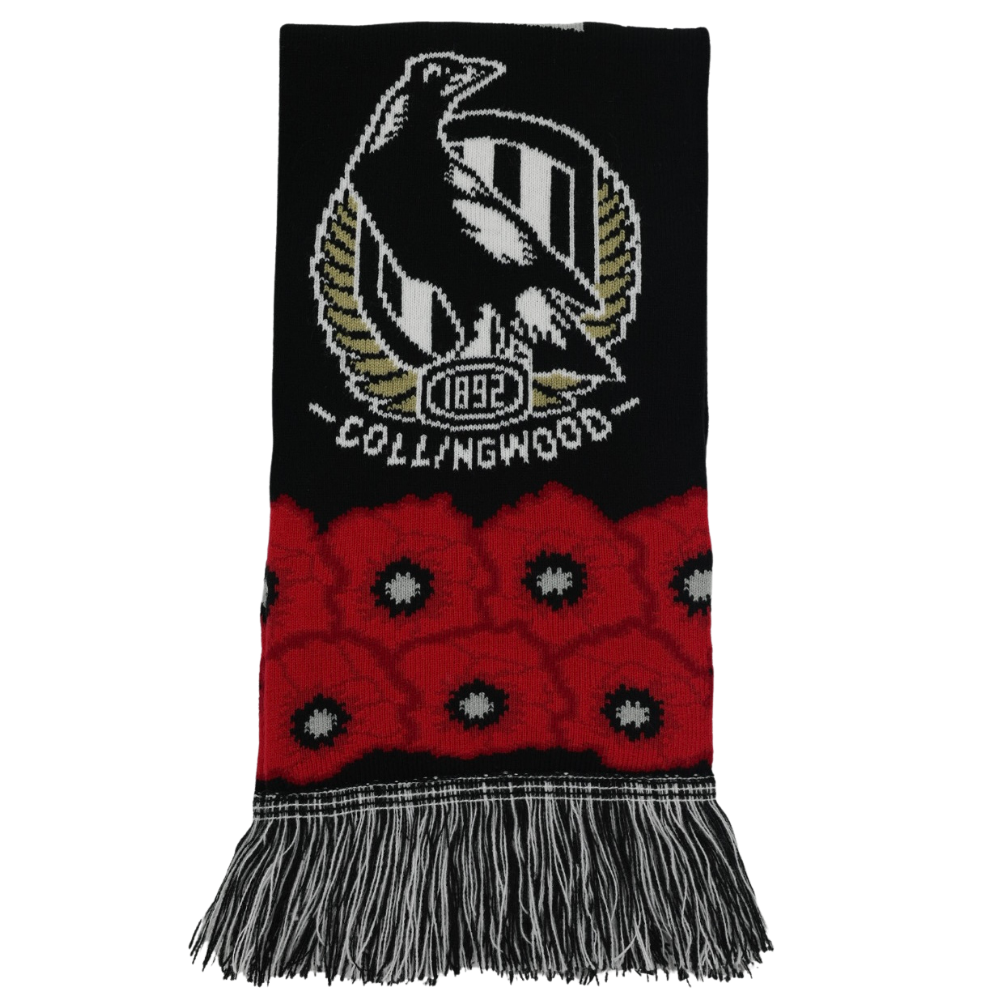 Collingwood 2026 Anzac Day Scarf | Official Collingwood FC Merchandise