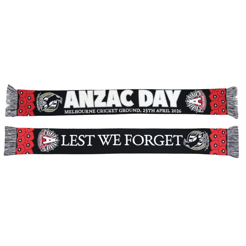 Collingwood 2026 Anzac Day Scarf | Official Collingwood FC Merchandise