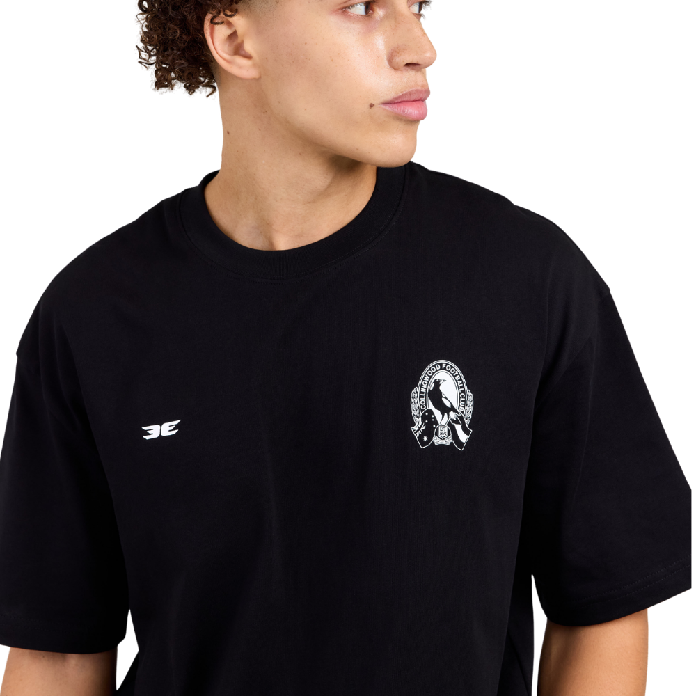 Collingwood Elite Eleven Retro Oversized Tee | Official Collingwood FC Merchandise