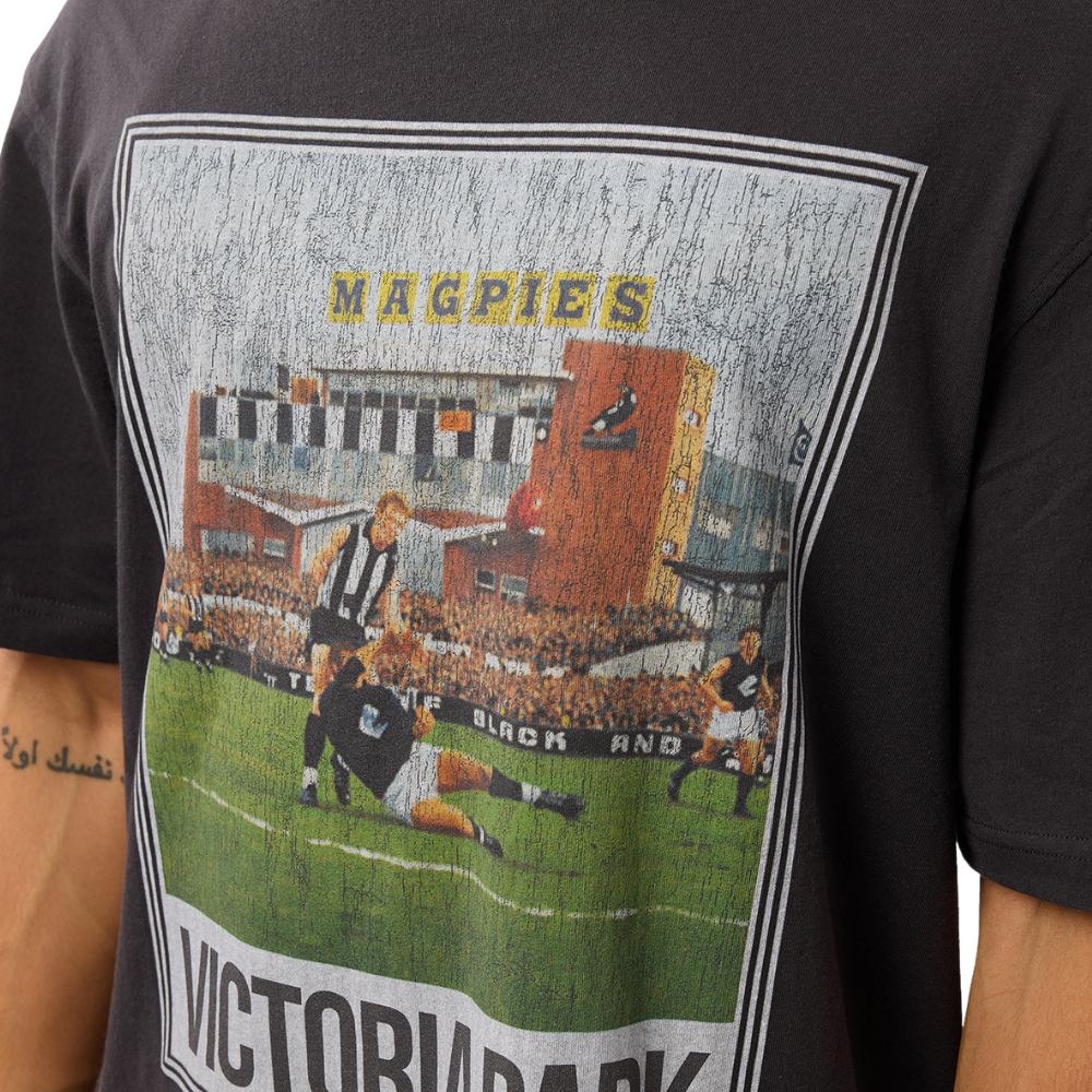 Collingwood Victoria Park Adults Pitch Vintage Tee | Official Collingwood FC Merchandise