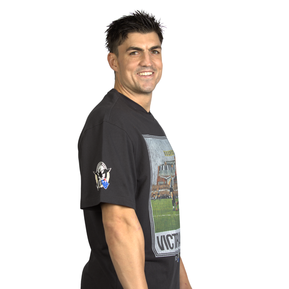 Collingwood Victoria Park Adults Pitch Vintage Tee | Official Collingwood FC Merchandise