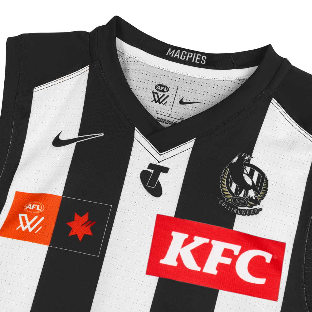 Collingwood 2026 Nike AFLW Unisex Home Guernsey