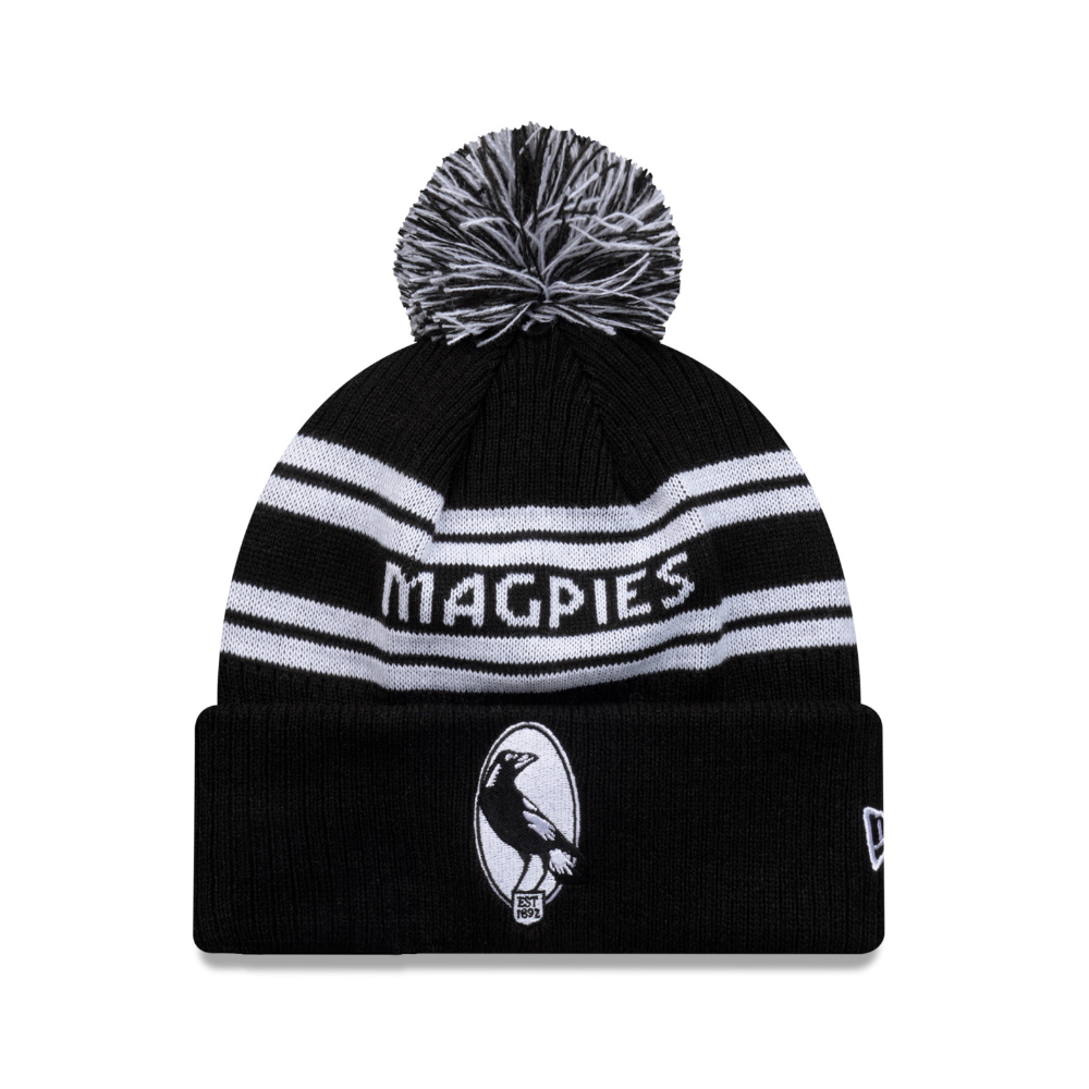 Collingwood 2026 New Era Retro Round Beanie