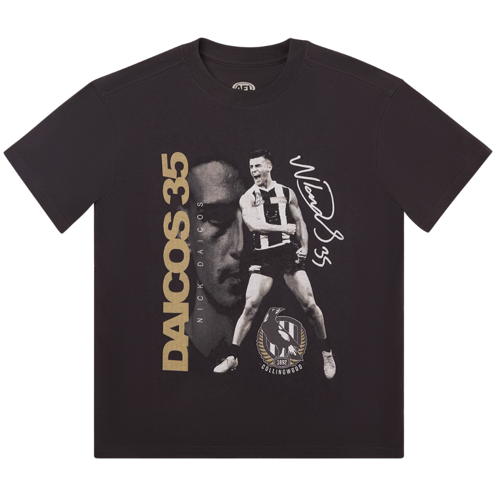 Collingwood Youth Nick Daicos Signature Tee