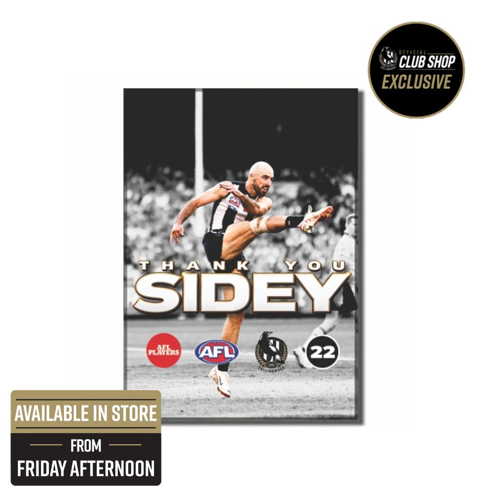 Collingwood 2026 Thank You Sidey Magnet