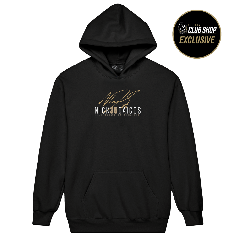 Collingwood Nick Daicos 2026 Brownlow Unisex Hood