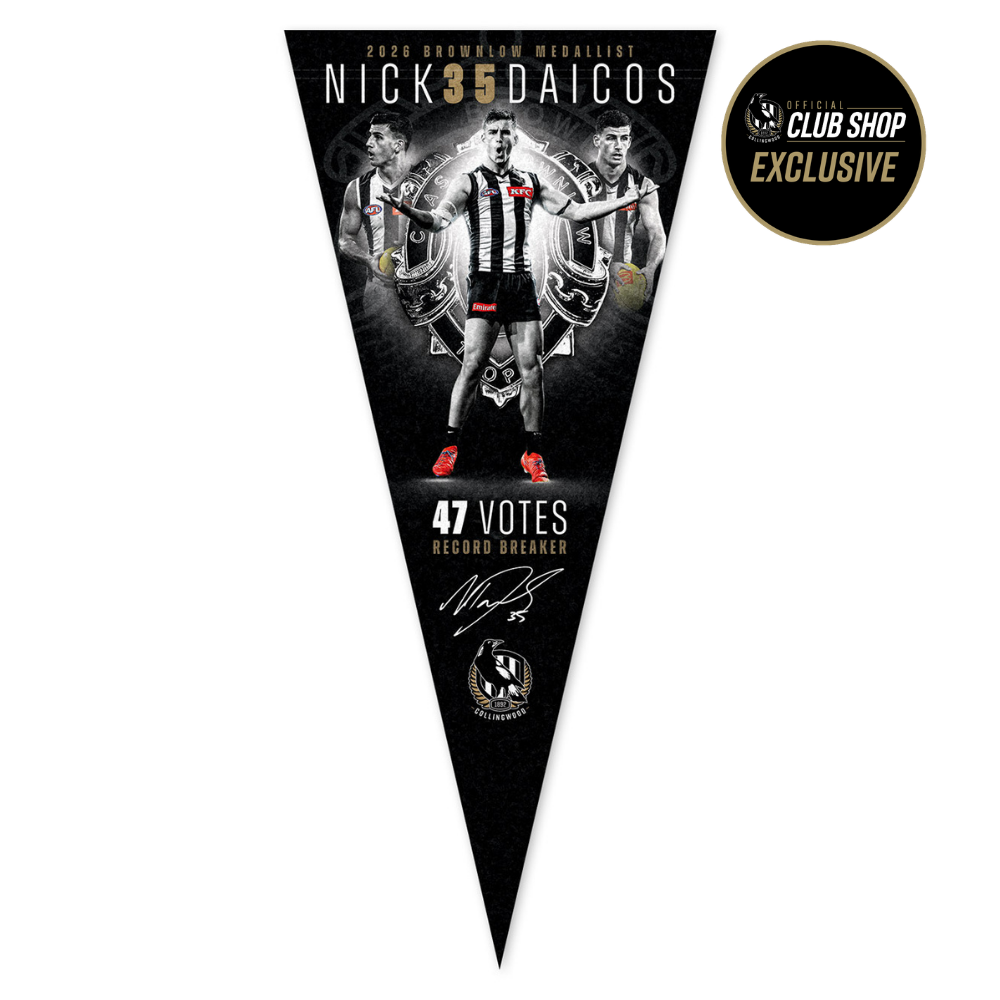 Collingwood Nick Daicos 2026 Brownlow Pennant